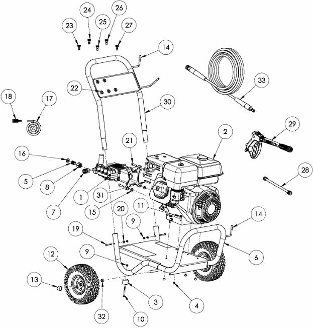 coleman powermate pressure washer pw0924001 parts